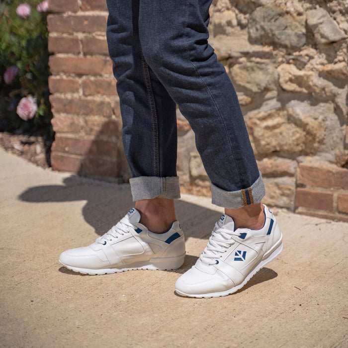 COG - Raven Vegan Sneaker Men | White & Blue