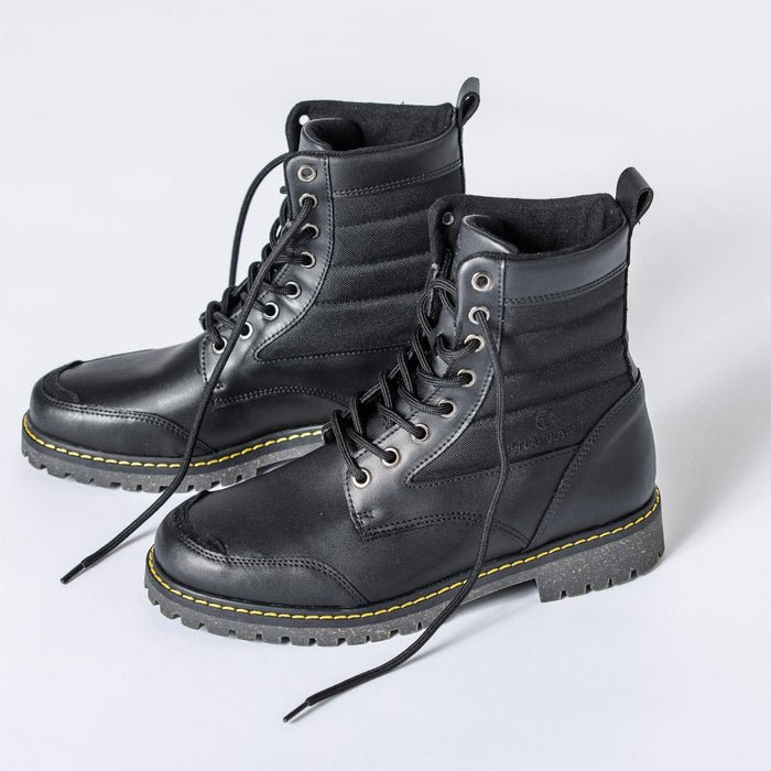 Black Coco High Top Vegan Boots, Beflamboyant,  Liv & Grace vegan