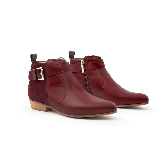 COG - Olympe Vegan Bootie | Bordeaux, COG,  Liv & Grace vegan