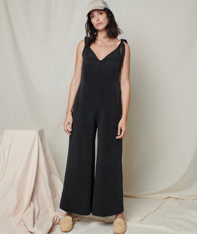Mary Black Jumpsuit Cupro, Alay&amp;Co,  Liv & Grace vegan