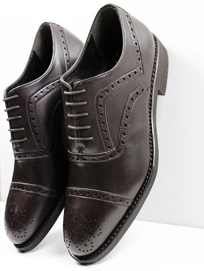 Men’s Goodyear Welt Brogues | Dark Brown, Will's Vegan Store,  Liv & Grace vegan