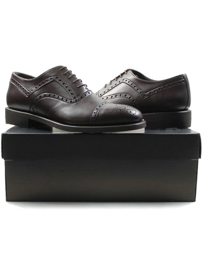 Men’s Goodyear Welt Brogues | Dark Brown, Will's Vegan Store,  Liv & Grace vegan