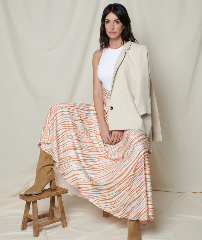 Nina Pearl Wood Skirt Ecovero, Alay&amp;Co,  Liv & Grace vegan