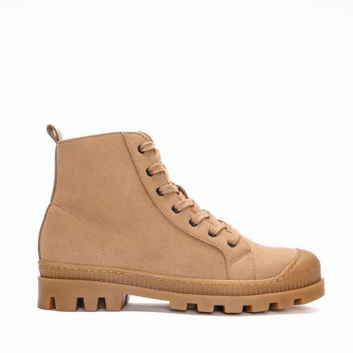 Noah Vegan Suede Sneaker Boots | Camel, NAE,  Liv & Grace vegan