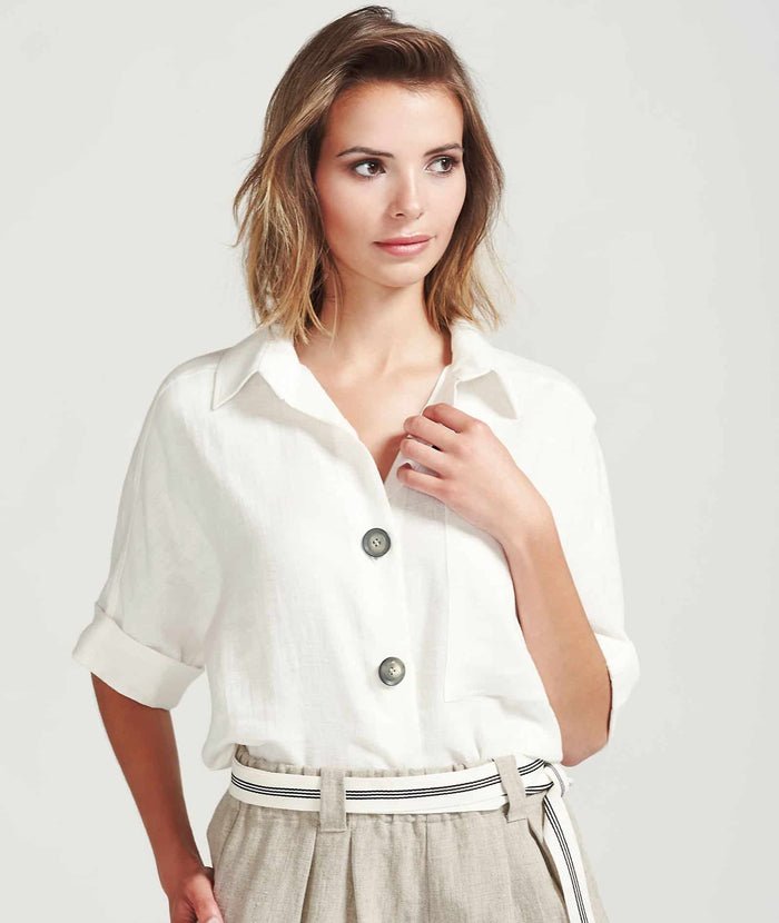 Toni Blouse | 100% Corozo-Linen, Alay&amp;Co,  Liv & Grace vegan