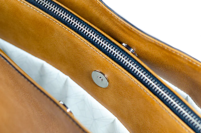 Vegan Leather Executive Bag | Camel, Canussa,  Liv & Grace vegan