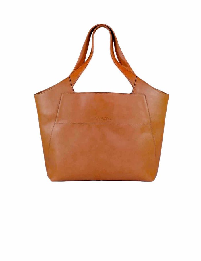 Vegan Leather Executive Bag | Camel, Canussa,  Liv & Grace vegan