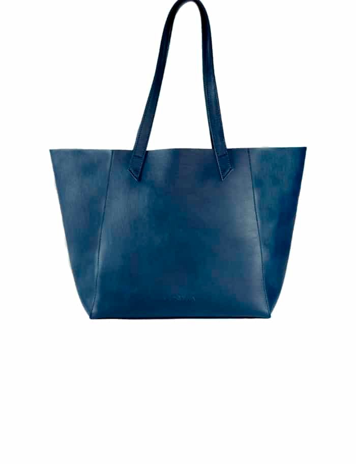 Vegan Leather Shoulder Bag Totissimo | Blue, Canussa,  Liv & Grace vegan
