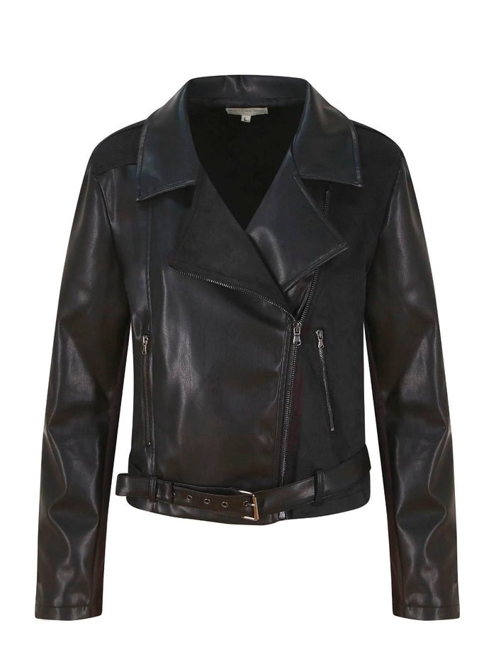 Vegan Leather Women Moto Jacket | Black Nappa, Will's Vegan Store,  Liv & Grace vegan