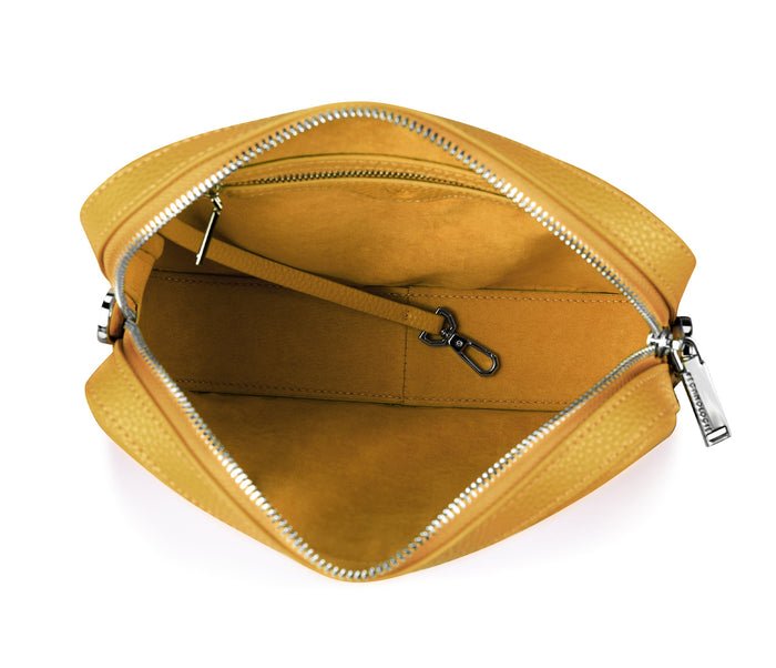 Vegan Shoulder Bag Maze Mustard, Veganologie,  Liv & Grace vegan
