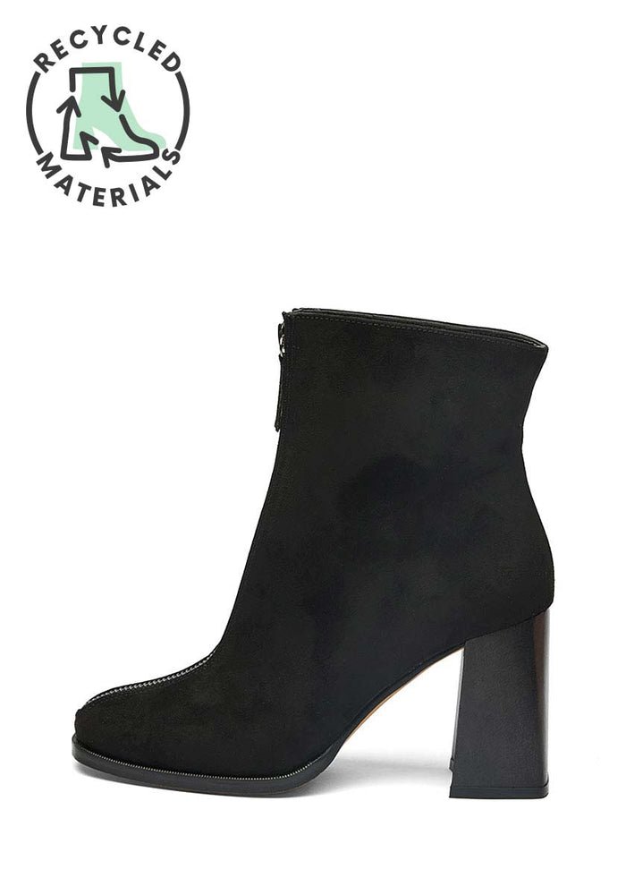 Vegan Suede Boots Nika | Black, Mireia Playa,  Liv & Grace vegan