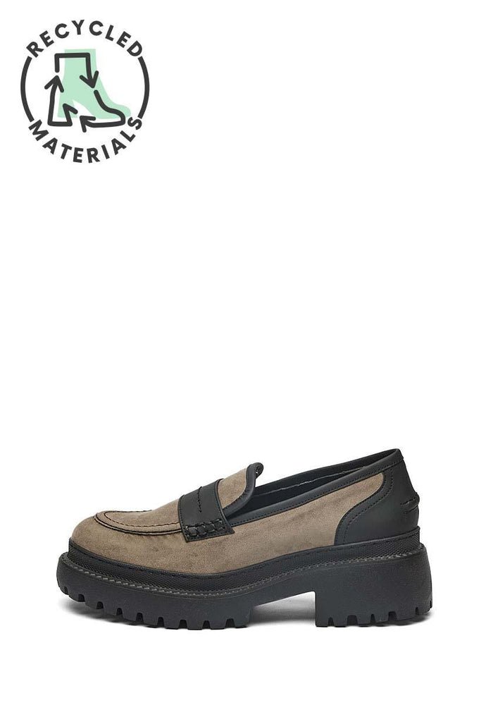 Vegan Suede Moccasins Lucia | Taupe, Mireia Playa,  Liv & Grace vegan