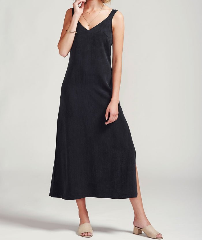 Viko Black Dress Cupro Ecovero, Alay&amp;Co,  Liv & Grace vegan